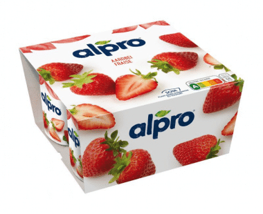 Alpro soya yoghurt Aardbei Hopr online supermarkt