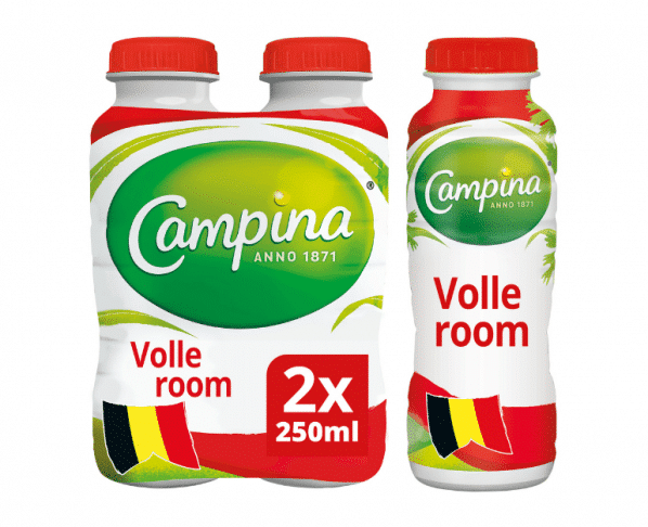 Campina volle room 2x250ml Hopr online supermarket