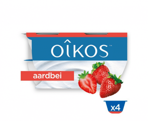 Oikos Yoghurt op Griekse Wijze Aardbei Hopr online supermarkt