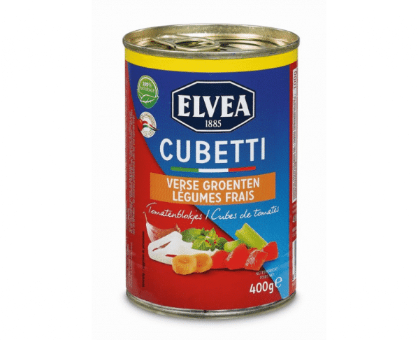 Elvea Cubetti met verse groenten Hopr online supermarkt