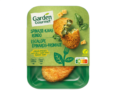 Garden Gourmet Vegetarische Spinazie-Kaas Rondo x2 Hopr online supermarkt