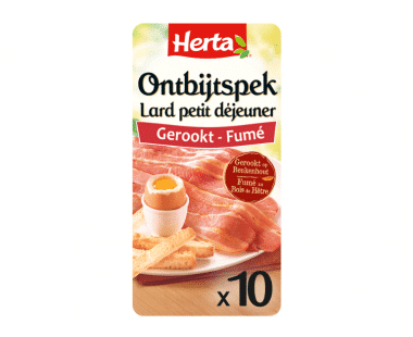 HERTA Ontbijtspek Gerookt 10 Sneden Hopr online supermarkt
