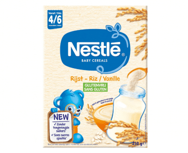 Nestlé Baby Cereals Rijst-Vanille 6 Maanden 250g Hopr online supermarkt