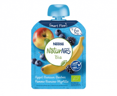 Nestlé NaturNes Bio Appel-Banaan-Bosbes vanaf 6 Maanden 90g Hopr online supermarkt