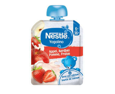 Nestlé Yogolino Appel Aardbei vanaf 6 Maanden 90g Hopr online supermarkt