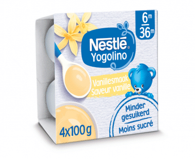Nestlé Yogolino Dessert Vanillesmaak 6+ Maanden 4x100g Hopr online supermarkt