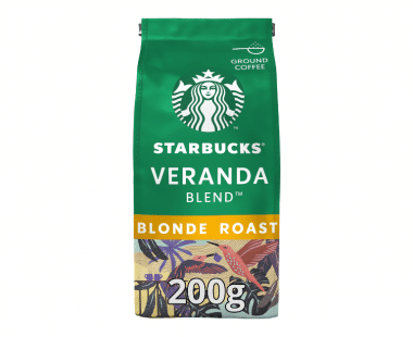 STARBUCKS VERANDA BLEND Blonde Branding Gemalen Koffie 200g Hopr online supermarkt