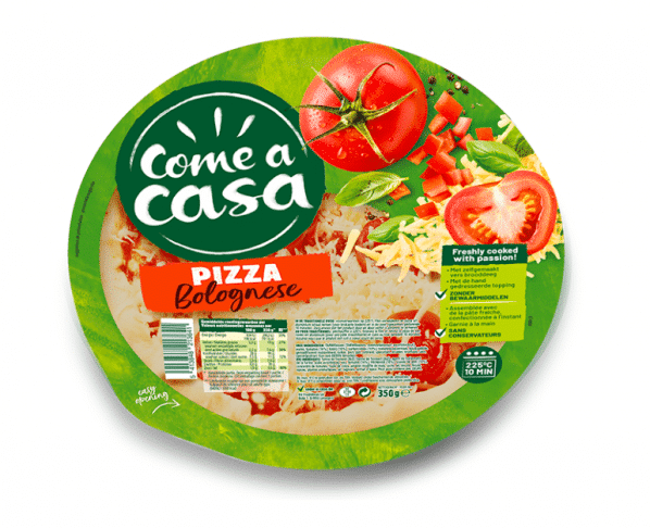 Come a casa Pizza Bolognese 350g Hopr online supermarkt