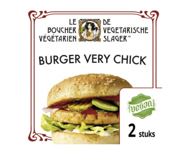 De Vegetarische Slager Vegetarische kip Burger Very Chick 160g Hopr online supermarkt