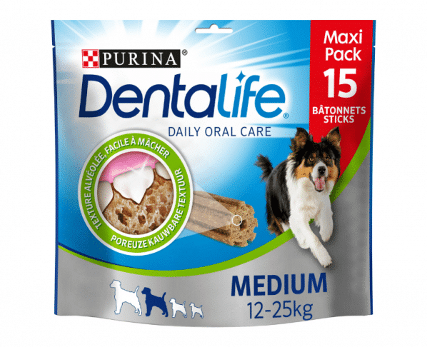 Dentalife M Hond medium loyalty pack hondensnack 345g Hopr online supermarkt