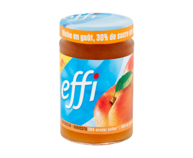 Effi konfituur abrikoos 350ml Hopr online supermarkt