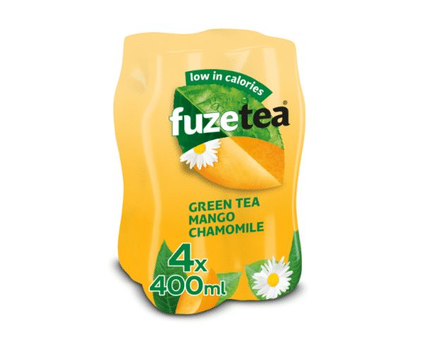 FUZE TEA GREEN TEA MANGO CHAMOMILE 4x0