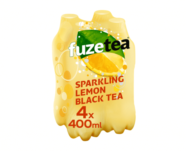 FUZE TEA SPARKLING LEMON 4x0