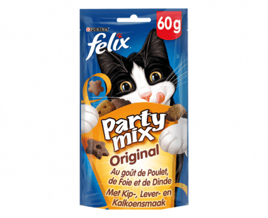 Felix Party Mix Kat Original Kattensnack 60g Hopr online supermarkt
