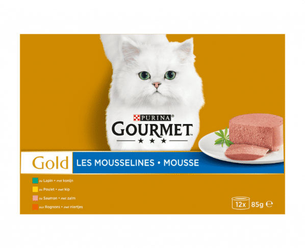 Gourmet Gold Kat fijne mousse 12x85g Hopr online supermarkt