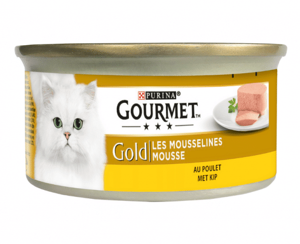 Gourmet Gold Kat fijne mousse kip 85g Hopr online supermarkt