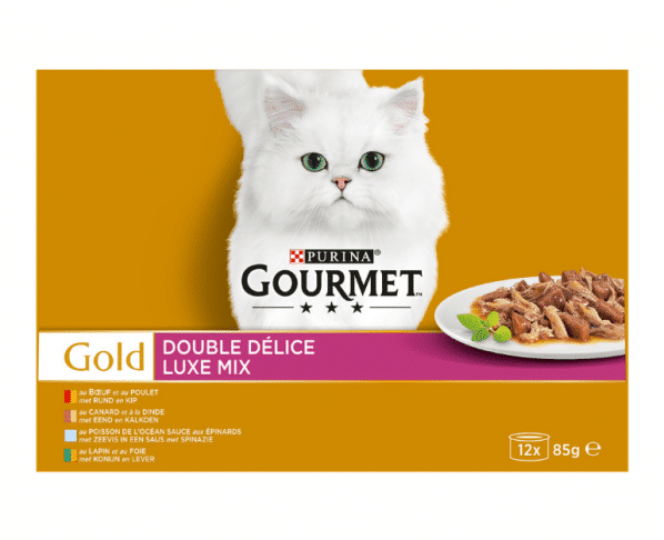 Gourmet Gold Kat Luxe Mix 12x85g Hopr online supermarkt