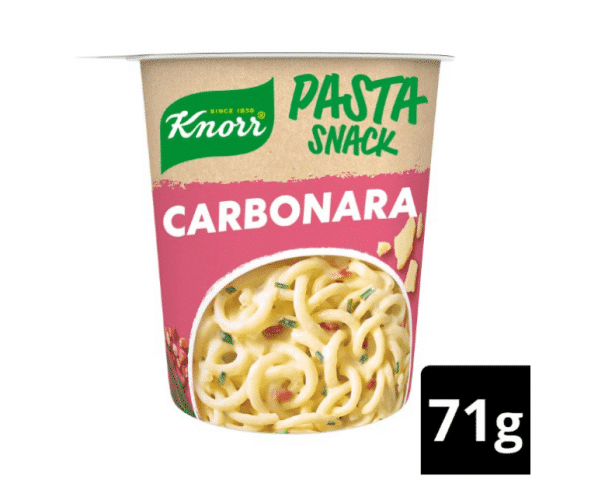 Knorr Instant Snack Pasta Carbonara 71g Hopr online supermarkt