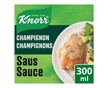 Knorr Saus Champignon en room 300ml Hopr online supermarkt