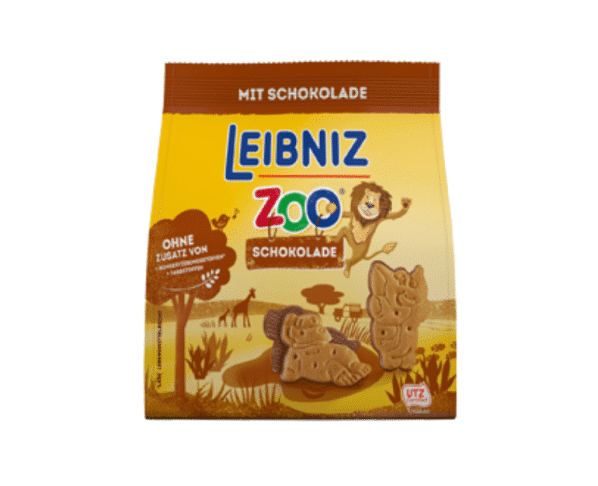 Leibniz Zoo koekjes chocolade 125g Hopr online supermarkt