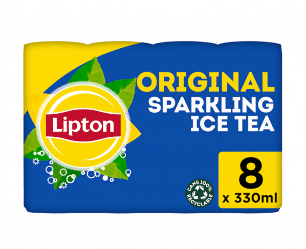 Lipton Ice Tea Bruisend Ice Tea Original 8x33cl Hopr online supermarkt