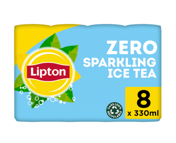 Lipton Ice Tea Bruisend Ice Tea ZERO sugar 8x33cl Hopr online supermarkt