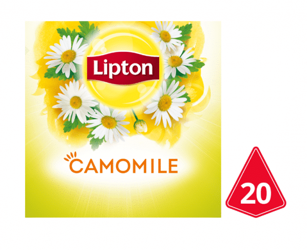 Lipton Pyramides Kruidenthee Kamille 20 theezakjes Hopr online supermarkt