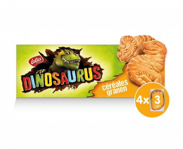Lotus Dinosaurus met granen 4x3stuks Hopr online supermarkt