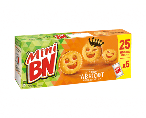 Mini BN abrikozensmaak 5x5stuks Hopr online supermarkt