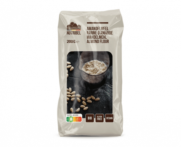 Nutridia Amandelmeel bio & glutenvrij 200g Hopr online supermarkt