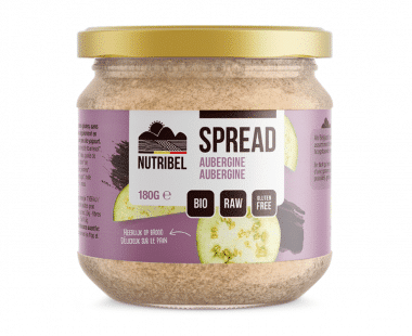 Nutridia Aubergine spread bio & glutenvrij 180g Hopr online supermarkt