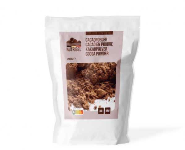 Nutridia Cacao poeder bio & raw 200g Hopr online supermarkt