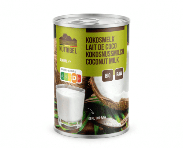 Nutridia Kokosmelk bio & glutenvrij 400ml Hopr online supermarkt