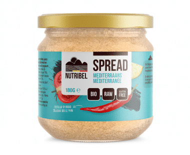 Nutridia Mediterraans spread bio & glutenvrij 180g Hopr online supermarkt