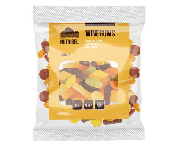Nutridia Winegums bio 100g Hopr online supermarkt