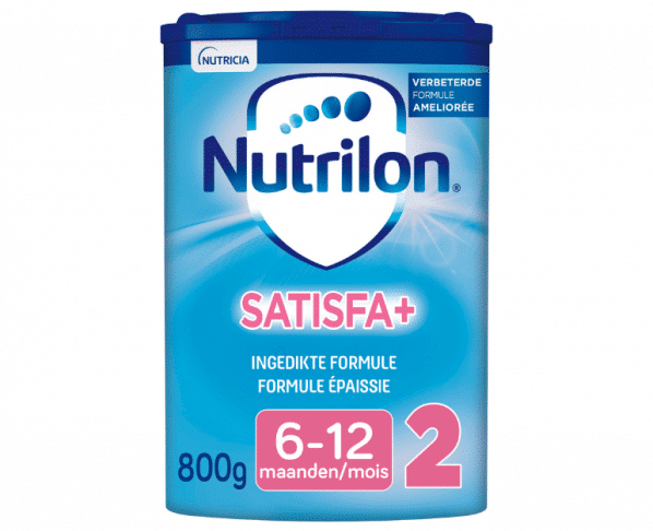 Nutrilon Satisfa+ 2 ingedikte Opvolgmelk Baby 6-12 maanden Flesvoeding 800g Hopr online supermarkt
