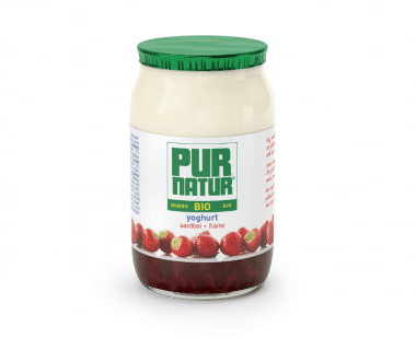 Pur Natur volle yoghurt aardbei 150g Hopr online supermarkt