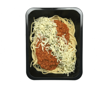 Spaghetti Bolognese (met geraspte kaas) 550g Hopr online supermarkt