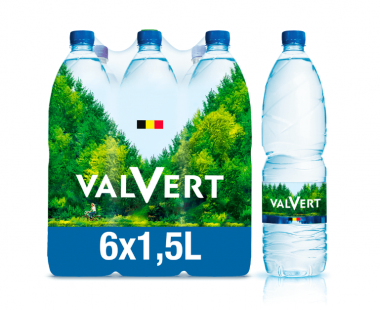 VALVERT Belgisch Natuurlijk Mineraalwater 6x1