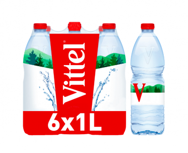 Vittel Natuurlijk Mineraalwater 6x1L Hopr online supermarkt