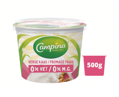 Campina Verse Kaas 0% vet 500g Hopr online supermarkt
